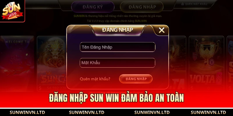 Đăng nhập SUN WIN đảm bảo an toàn
