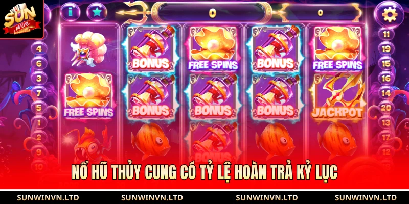 Nổ hũ thủy cung có tỷ lệ hoàn trả kỷ lục