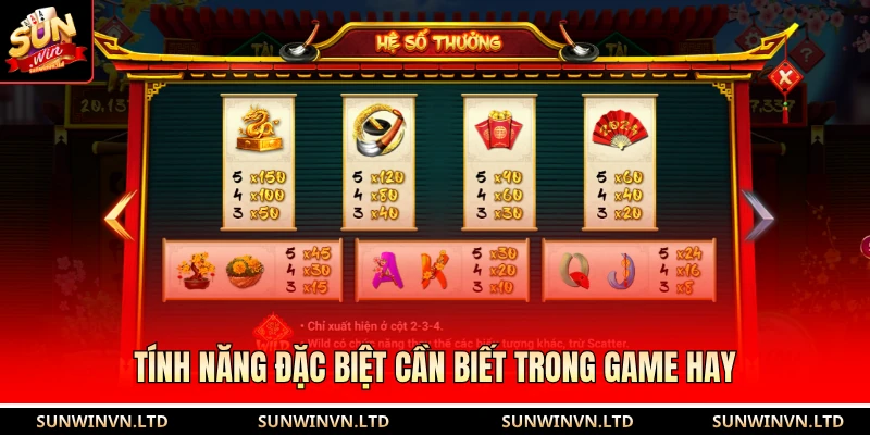 Tính năng đặc biệt cần biết trong game hay